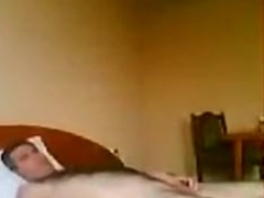 Wife bonks him hard on top