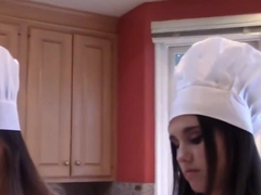Cock sucking teen facial