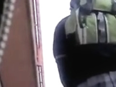 Street voyeur filmed a sexy bitch with nice butt