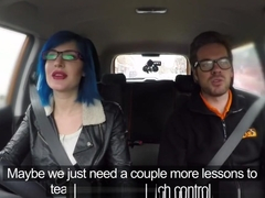 Busty Alt Hottie Anal Fuck In Car