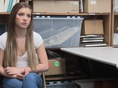 Mind blowing teen gal mastering a cum blaster