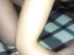 This Chab violently blows in her face hole