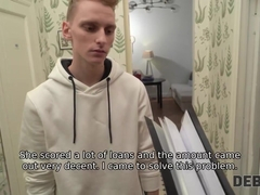 Debt4k. Collector asked about his wife to fuck her ass to write off the debt