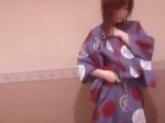 Gorgeous Japanese Wife With Amazing Big Boobs Has Fun With