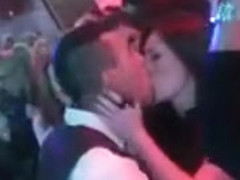 Clothed teenager sucking