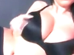 Busty Brunette On Cam Influencing And Proposition While Pla