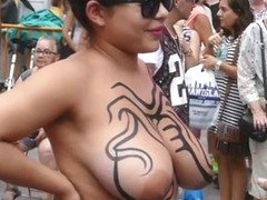 Body Painting Big Tits Boobs Tight Pussy Big Boobs Lesbian