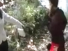 Lesbo Clothed Sluts Get Wet In The River