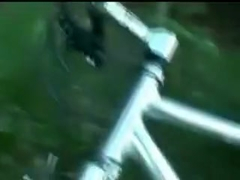 Blonde cyclist gets fucked by a stranger.