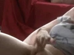 Youthful hot blonde babe home alone masturbating