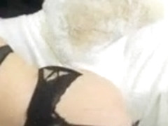 Girl play in a cute bra