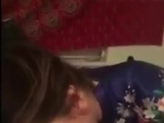 Very hot skilled girl with boyfriend