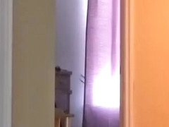 Naked around house and dressing