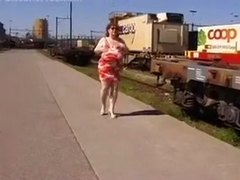 Amazing Homemade clip with BBW, Outdoor scenes