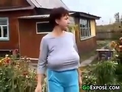 Russian Hanging Tits Porn