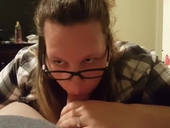 Amateur BBW BJ Facial