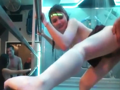 Horny Clubbers Fucking Giant Dicks in Public