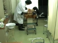 Loriko gets her pussy examined by the asian gynecologist 
