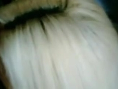 Golden-Haired with big pantoons receives creamed